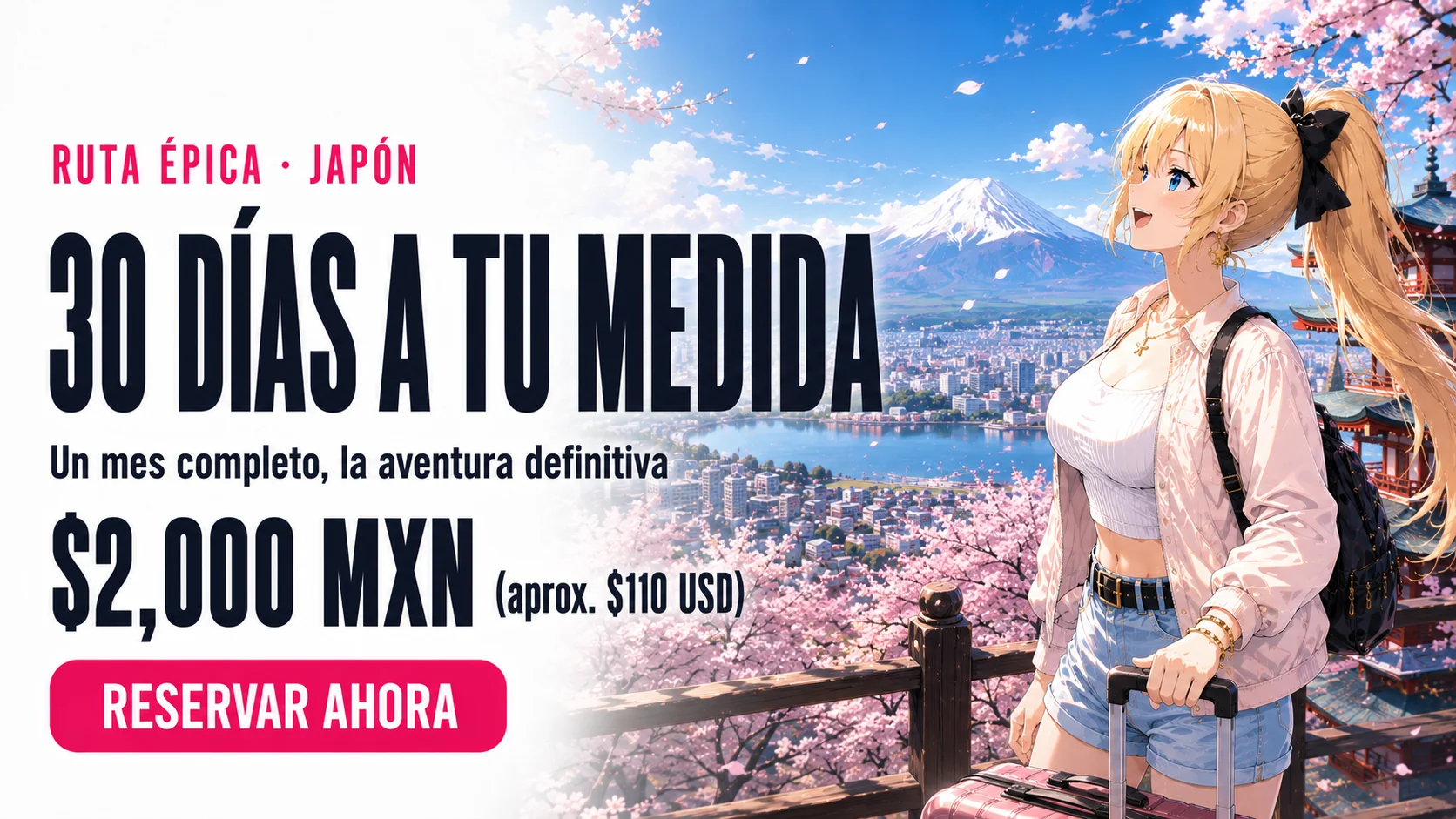 Ruta Épica · 30 días a tu medida · $2,000 MXN