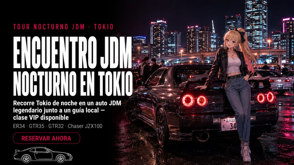 Tour Nocturno de Encuentro JDM en Tokio