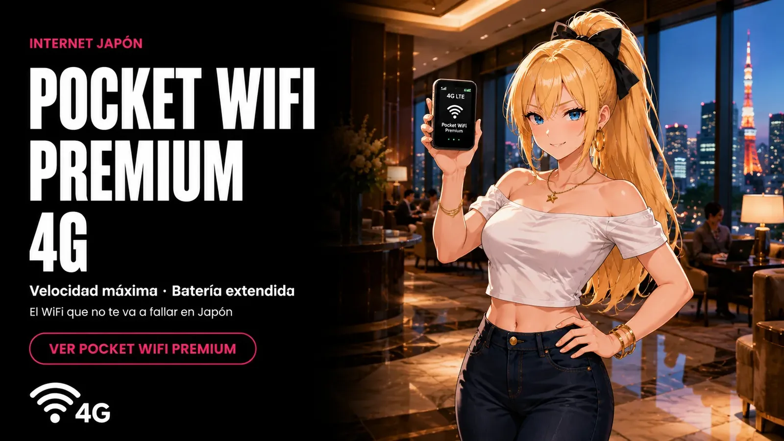 Pocket WiFi Premium 4G