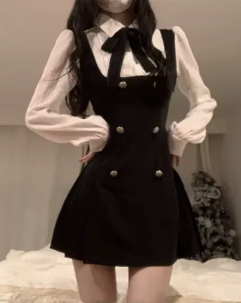 Vestido Japonés Negro