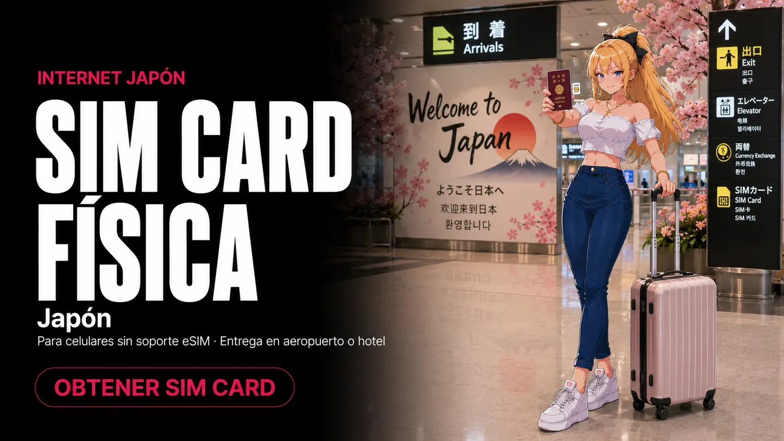 SIM Card Física Japón