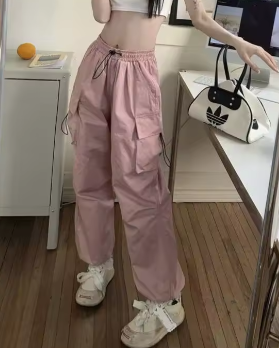 Pantalón Cargo Rosa