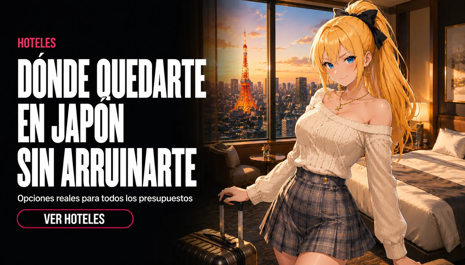 Honoka en suite con vista a Tokyo Tower — Hoteles en Japón